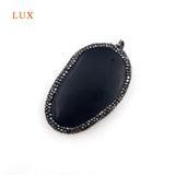 Leaf Rhinestone Crystal Glass Beads Women Pendant Wisdom Charm Necklace
