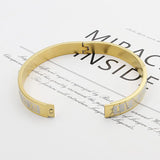 Roman Numeral Lover Cuff Bracelet & Bangle Men Women Silver Unisex Bangle