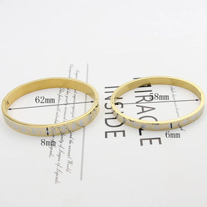 Roman Numeral Lover Cuff Bracelet & Bangle Men Women Silver Unisex Bangle