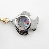 316L Stainless Steel Fish Shape Floating Glass Locket