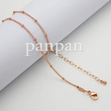 Stainless Steel Floating Locket Necklace Chain 18 inches with 2 inches Extender