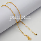 Stainless Steel Floating Locket Necklace Chain 18 inches with 2 inches Extender