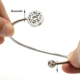 Adjustable Stainless Steel Bracelet Bangle for Women