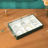 Casegrace Jewelry Storage Box Leather Organizer