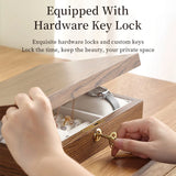 Large Wooden Jewelry Box Display Organizer Necklace Ring Earring Watch Storage
