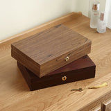 Large Wooden Jewelry Box Display Organizer Necklace Ring Earring Watch Storage