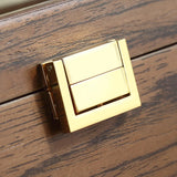 Wooden Watch Storage Case 10-Slot with Key: Display Organizer Box Casket
