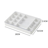 Casegrace Multi-lattice Jewelry Box Lid Drawer Jewellery Display Storage