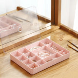 Casegrace Multi-lattice Jewelry Box Lid Drawer Jewellery Display Storage
