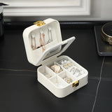Casegrace Small Flower Jewelry Storage Box for Girls