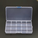 Adjustable Jewelry Packaging Box - 15 Slot Craft Organizer Casket for Decoration