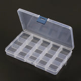Adjustable Jewelry Packaging Box - 15 Slot Craft Organizer Casket for Decoration
