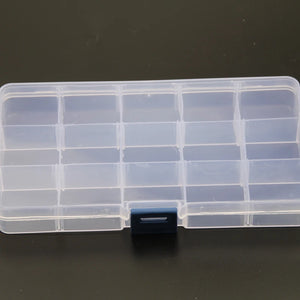 Adjustable Jewelry Packaging Box - 15 Slot Craft Organizer Casket for Decoration