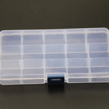 Adjustable Jewelry Packaging Box - 15 Slot Craft Organizer Casket for Decoration