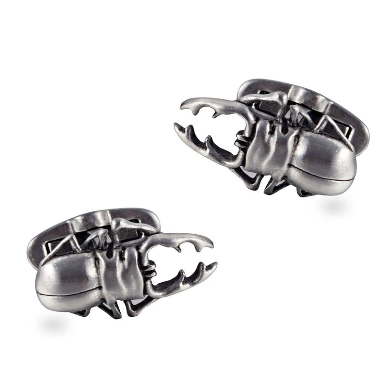 Beetle Insect Stainless Steel Formal Shirt Cufflinks
