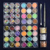 Glitter Sequins Epoxy Resin Jewelry Making Kit