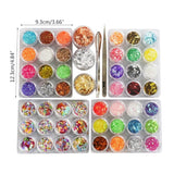 Glitter Sequins Epoxy Resin Jewelry Making Kit