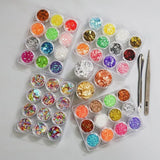 Glitter Sequins Epoxy Resin Jewelry Making Kit