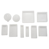Silicone Casting Molds Square Rectangle Ball 9Pcs