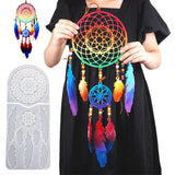 Resin Mold Silicone Kit for Dream Catcher/Feather Pendant