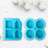Castle Flag Frog Stud Earrings Mould Silicone Pendant Mold