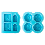 Castle Flag Frog Stud Earrings Mould Silicone Pendant Mold