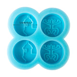 Castle Flag Frog Stud Earrings Mould Silicone Pendant Mold