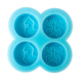 Castle Flag Frog Stud Earrings Mould Silicone Pendant Mold