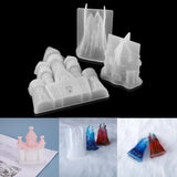 Christmas Castle Silicone Mold for DIY Jewelry
