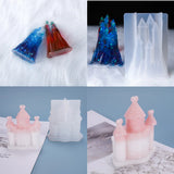 Christmas Castle Silicone Mold for DIY Jewelry