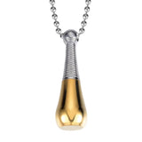 Cylinder Crystal Memorial Urn Pendant Necklace Ash Case Holder