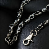 Casual Skull Pant Chain Double Hook Heavy Strong Biker Wallet Chain Punk