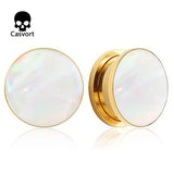 2 PCS Ear Plugs Tunnels Conch Piercing Jewelry Ear Gauges