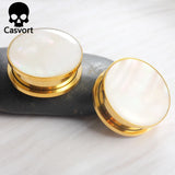 2 PCS Ear Plugs Tunnels Conch Piercing Jewelry Ear Gauges