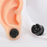 2 PCS Rose Ear Plugs Tunnels Expander Gauges Piercing Body Jewelry Women Gift