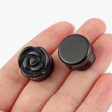 2 PCS Rose Ear Plugs Tunnels Expander Gauges Piercing Body Jewelry Women Gift