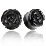 2 PCS Rose Ear Plugs Tunnels Expander Gauges Piercing Body Jewelry Women Gift