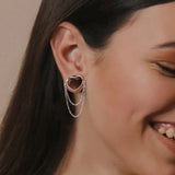 316 Stainless Steel Ear Gauges Tunnels Chain Plugs Piercing Gauges Body Jewelry