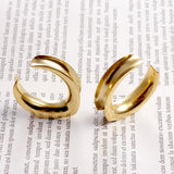 2PCS 316 Stainless Steel Saddle Tunnels Plugs Piercing