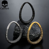 2PCS 6g Quetzalcoatl Ear Weights Hoop Ear Plugs 316 Stainless Steel Piercing