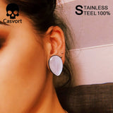 2PCS 8mm 10mm Conch Ear Plugs Tunnels Body Jewelry Piercing Gauges