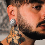 2PCS 316 Stainless Steel Ear Gauges Stretcher Ear Plugs Tunnels Piercing Women