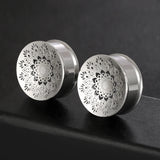 2PCS 316 Stainless Steel Ear Gauges Stretcher Ear Plugs Tunnels Piercing Women