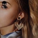 2PCS Stainless Steel Ear Piercing Hangers Women's Body Jewelry