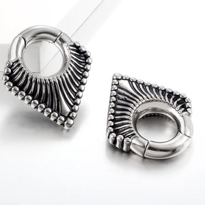 2PCS Magnetic Spine Ear Weight Hangers Plug Tunnel Earrings