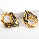 2PCS Magnetic Spine Ear Weight Hangers Plug Tunnel Earrings