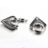 2PCS Magnetic Spine Ear Weight Hangers Plug Tunnel Earrings