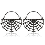 2PCS Dangle Ear Tunnels Stainless Steel Drop Earrings Plug