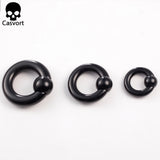 2Pcs Acrylic Ear Plug Tunnels Captive Hoop Earring Gauges Weights Segment Ring