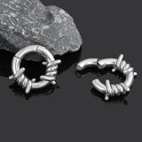 Stainless Steel Round Mark Ear Weights Hangers For Stretched Ear Lobe Piercing